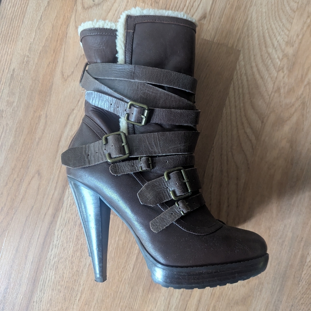 ALDO Women's Brown Aviator Boots